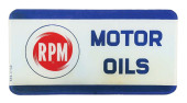 RPM MOTOR OILS OIL CABINET AD