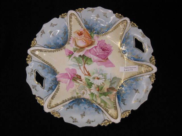 R.S. Prussia Porcelain Cake Plate