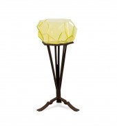 RUBA ROMBIC VASELINE GLASS FIS