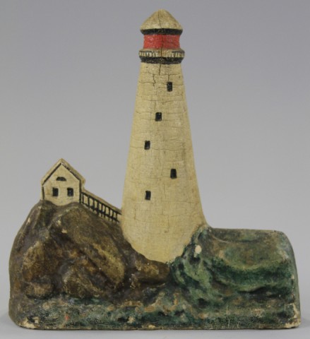 RUBBER LIGHTHOUSE DOORSTOP Well