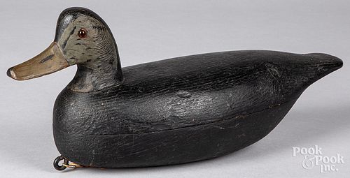 RUBE CORLISS BLACK DUCK DECOYRube