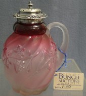 Rubena frosted glass handled s
