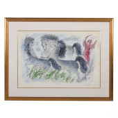 RUBIN 1893-1974 HORSES IN CAES
