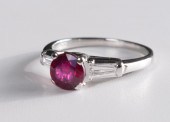 RUBY AND DIAMOND RINGRUBY AND