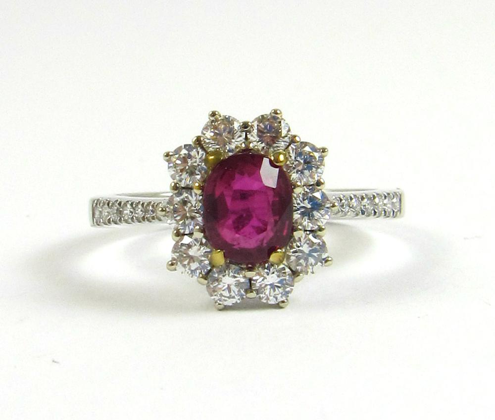 RUBY AND DIAMONDS RINGRUBY AND