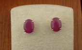 RUBY AND FOURTEEN KARAT GOLD E