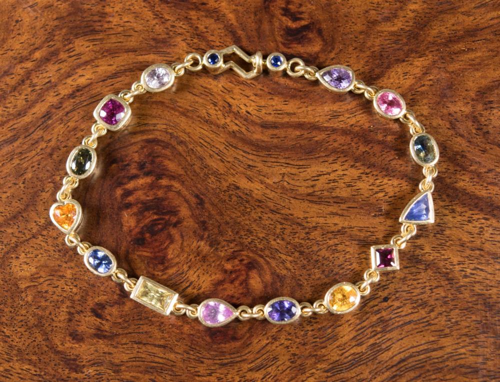 RUBY AND MULTI COLOR SAPPHIRE