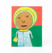 RUBY C. WILLIAMS FOLK ART PAIN