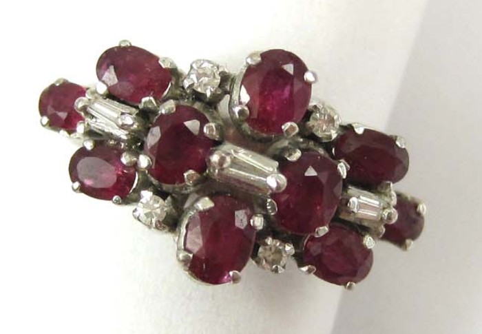 RUBY DIAMOND AND EIGHTEEN KARAT