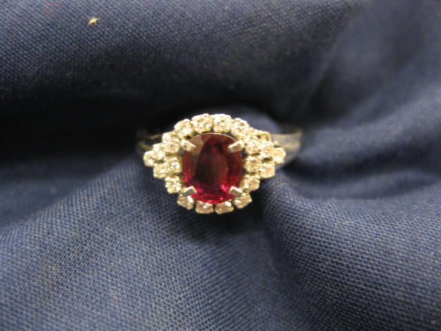 Ruby & Diamond Ring .75 carat
