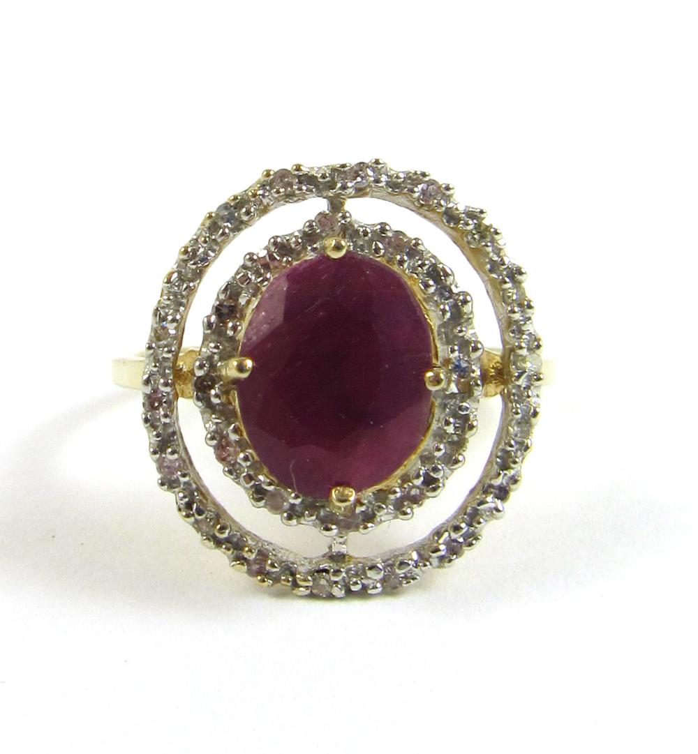 RUBY & DIAMOND RINGRUBY & DIAMOND