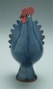 Ruby Meaders rooster, turned h