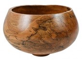 RUDE OSOLNIK TURNED SPALTED MA