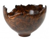 RUDE OSOLNIK WALNUT BURL BOWL(