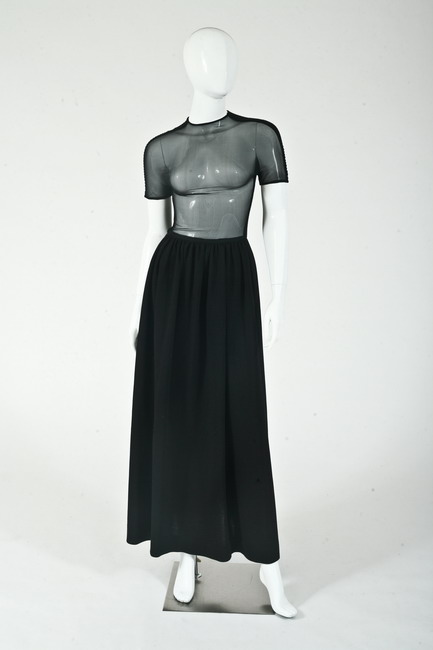 RUDI GERNREICH BLACK SILK AND