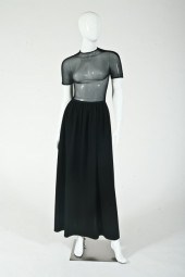 RUDI GERNREICH BLACK SILK AND