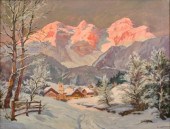 RUDOLF GERSON, OIL ON CANVAS,