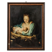 RUDOLF GRATZ 19C MADONNA PAINT