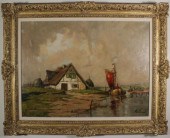 RUDOLF PRIEBE OIL ON CANVASRUD