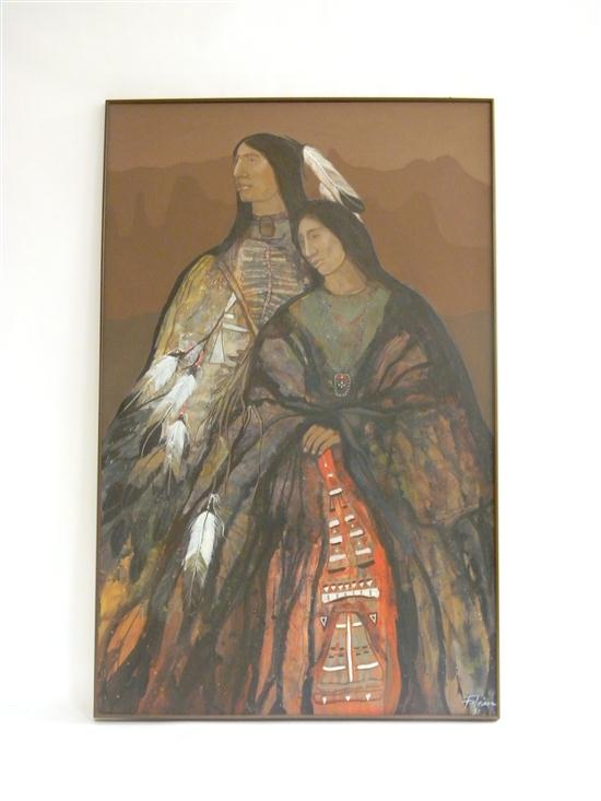 Rudolfo Fabian  acrylic on