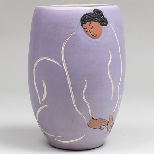 RUDOLPH CARL GORMAN PURPLE GLAZED