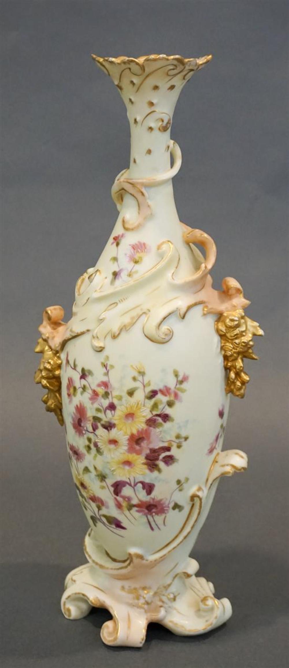 RUDOLSTADT PORCELAIN VASE,