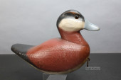 RUDY DUCK WOODEN DECOY BY UNKN