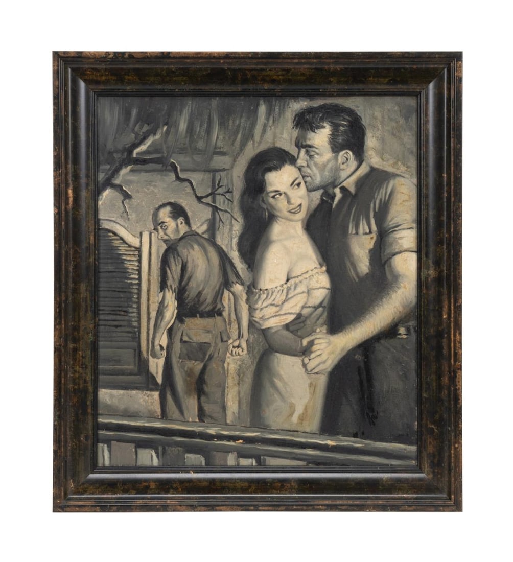 RUDY NAPPI FIGURAL PULP SCENE C.