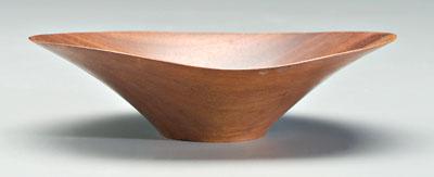 Rudy Osolnik olivewood bowl (Berea,