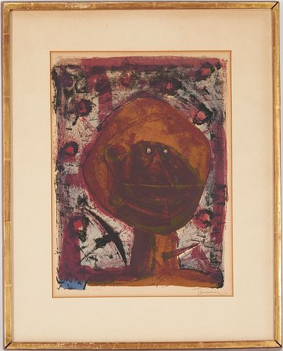 RUFFINO TAMAYO LITHOGRAPH, CABEZA