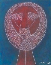 RUFINO TAMAYO CABEZA ON BLUE M