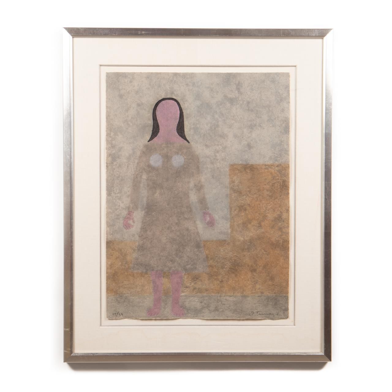 RUFINO TAMAYO, "MUJER", COLOR