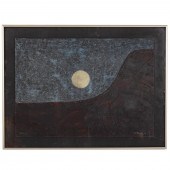 RUFINO TAMAYO. "PAISAJE CON LU