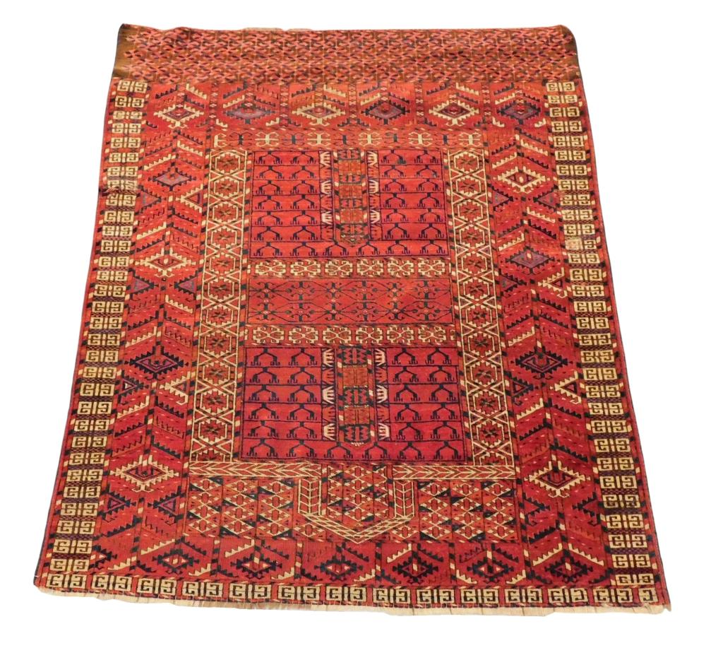 RUG: ANTIQUE BOKHARA PRAYER RUG, 3’