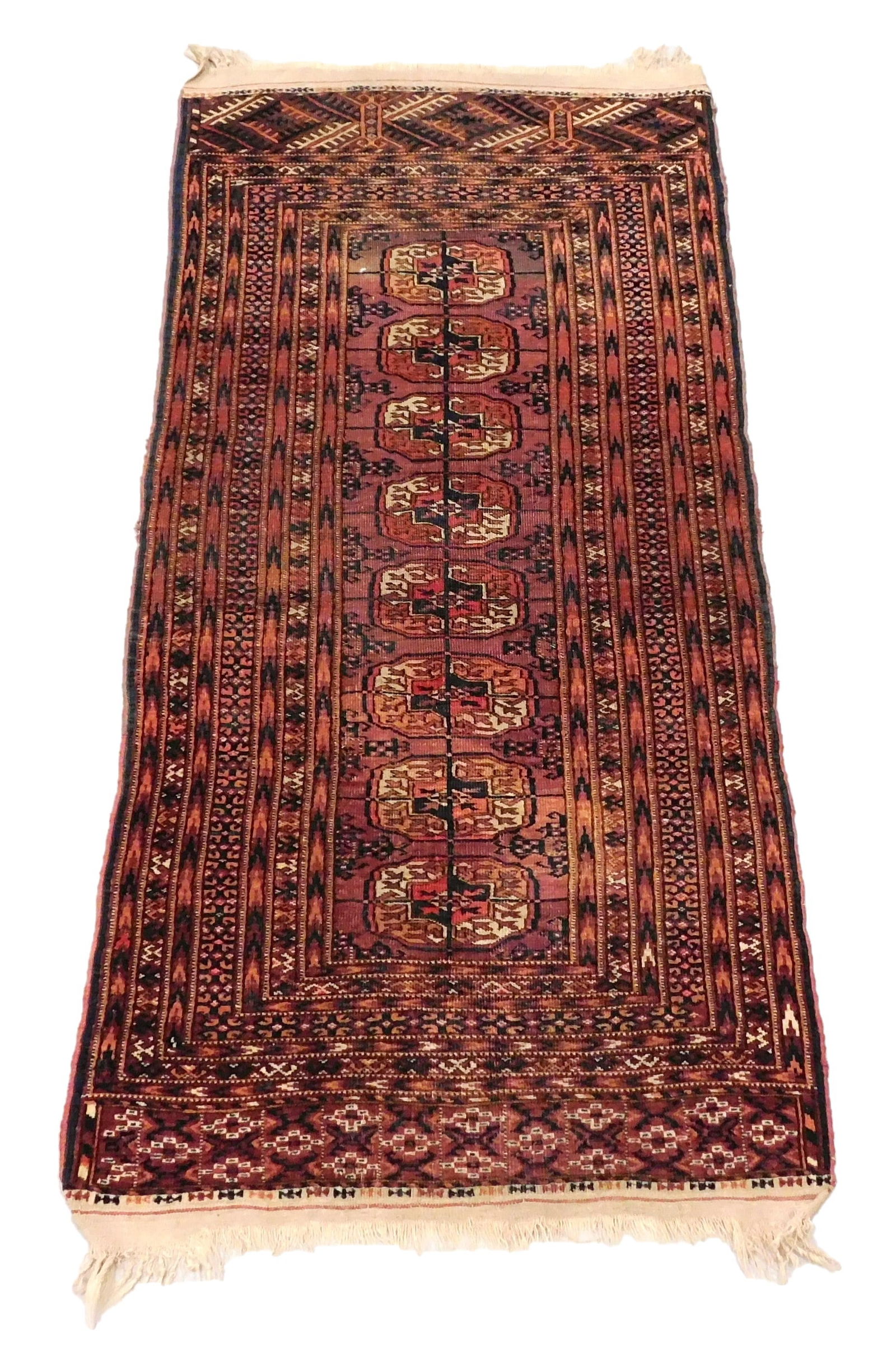 RUG: ANTIQUE BOKHARA SCATTER RUG,