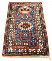 RUG: ANTIQUE CAUCASIAN KAZAK,