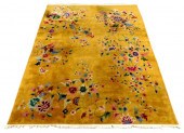 RUG: ANTIQUE CHINESE, 9' X 12'