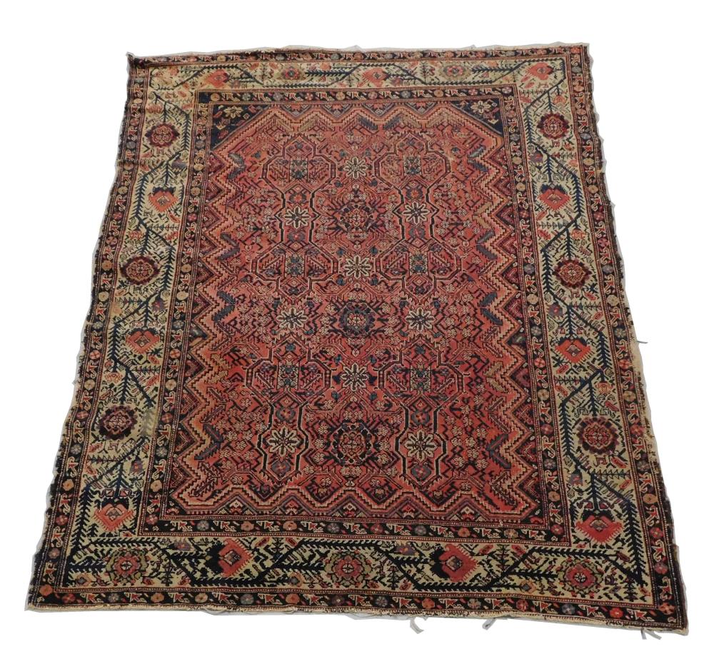 RUG: ANTIQUE PERSIAN MALAYER, 4' 9"