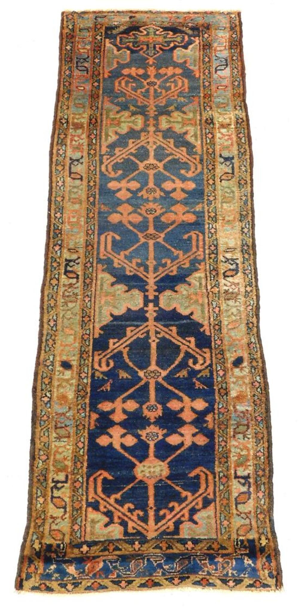 RUG: ANTIQUE PERSIAN RUNNER, 8'3" X