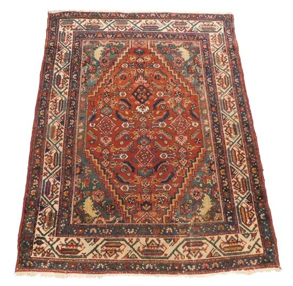 RUG: ANTIQUE PERSIAN SARABAND, 4'
