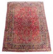 RUG: ANTIQUE PERSIAN SAROUK/KA