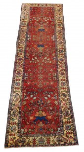 RUG: ANTIQUE PERSIAN SENNA MAL