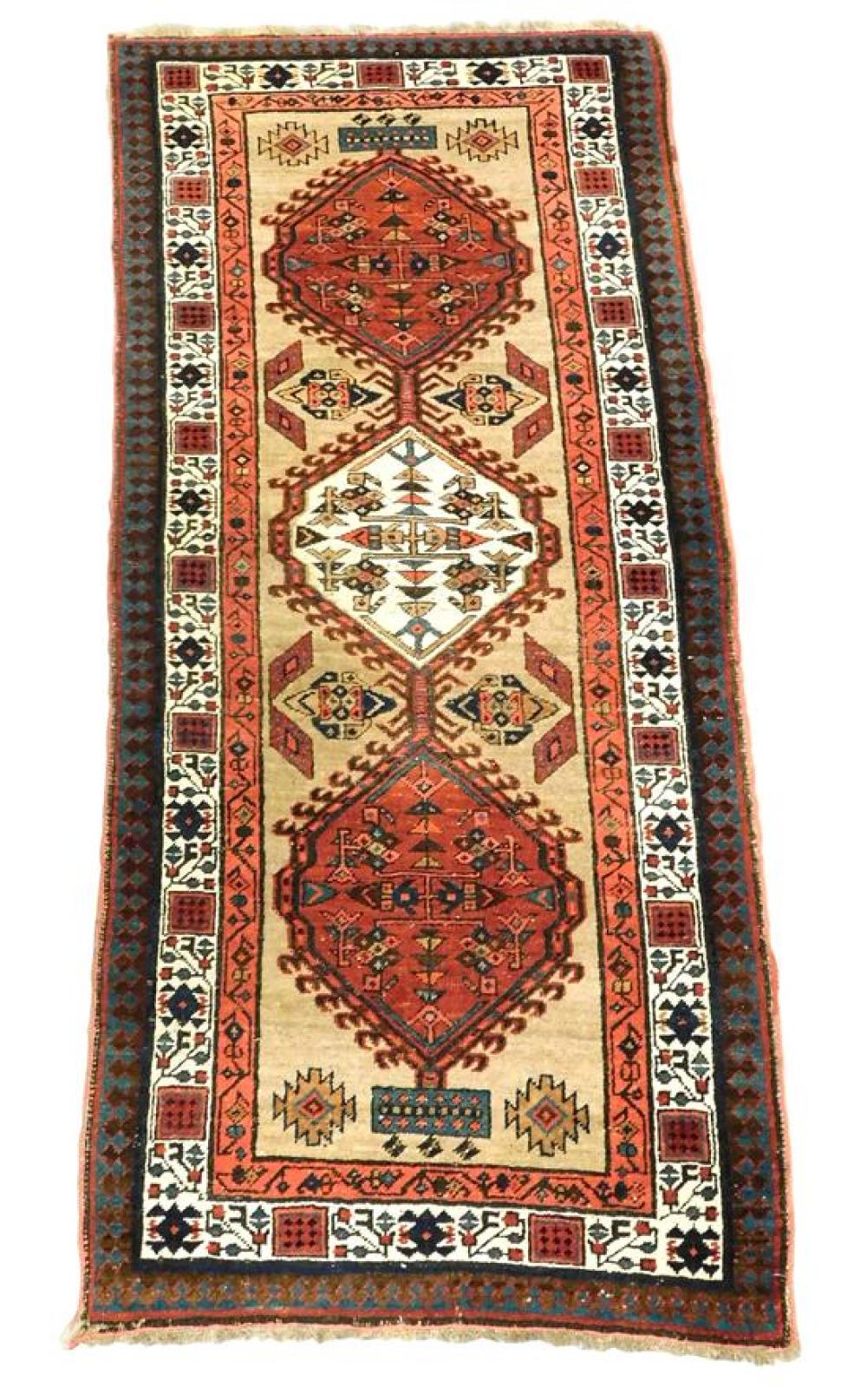 RUG: ANTIQUE PERSIAN SERAB LONG