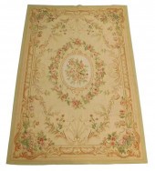 RUG: CHINESE AUBUSSON, 6' X 9'