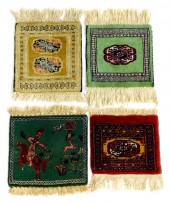 RUG: FOUR SMALL MATTS, ASSORTE