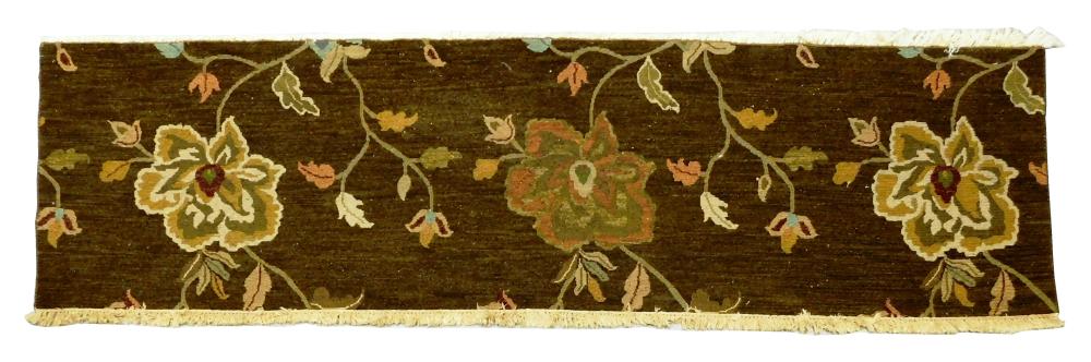 RUG: HANDWOVEN INDIAN SOUMEK,