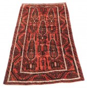 RUG: KURDISH CARPET, 5' 4" X 6
