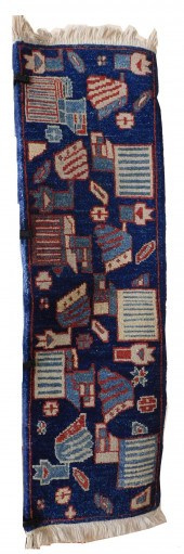 RUG: MODERN HANDWOVEN ABSTRACT