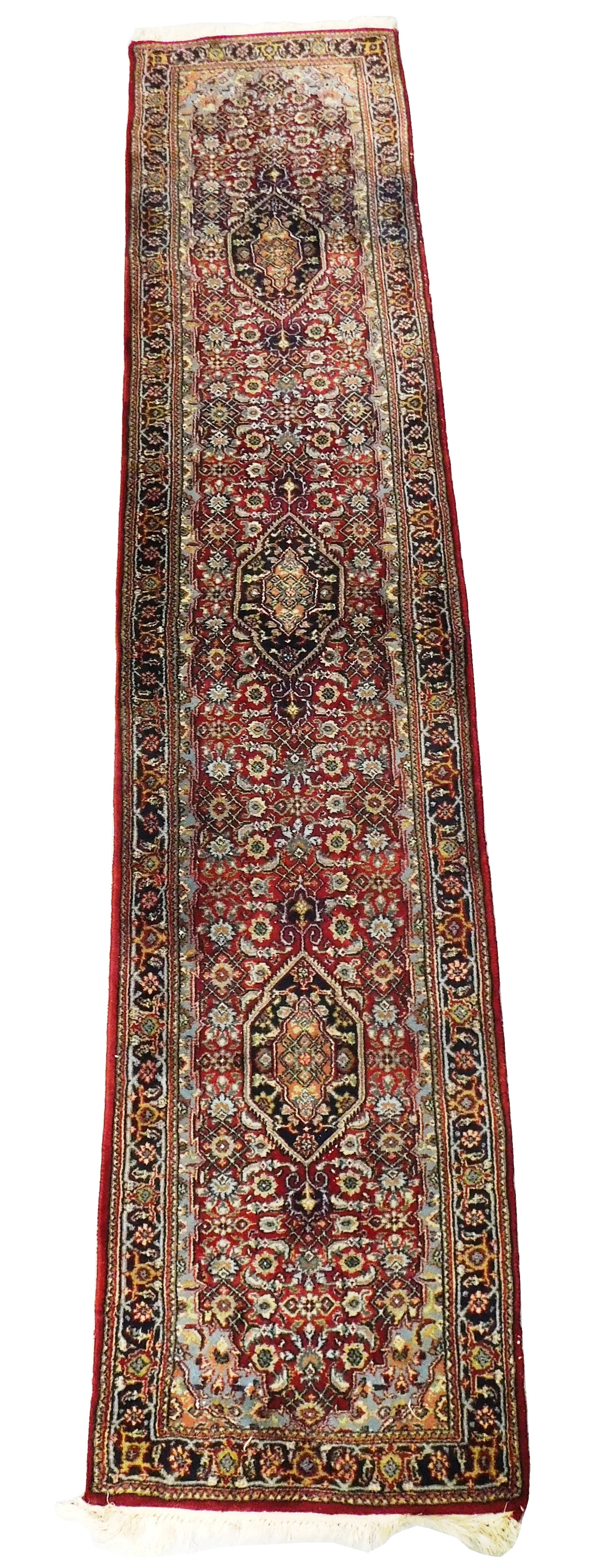 RUG: MODERN INDO PERSIAN RUNNER, 2'