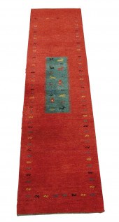 RUG: MODERN PERSIAN GABBEH RUN